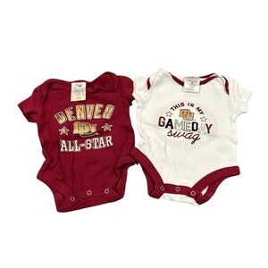University of Denver Baby Onesies DU Bundle 2-Pack | 0–3 Months Like New